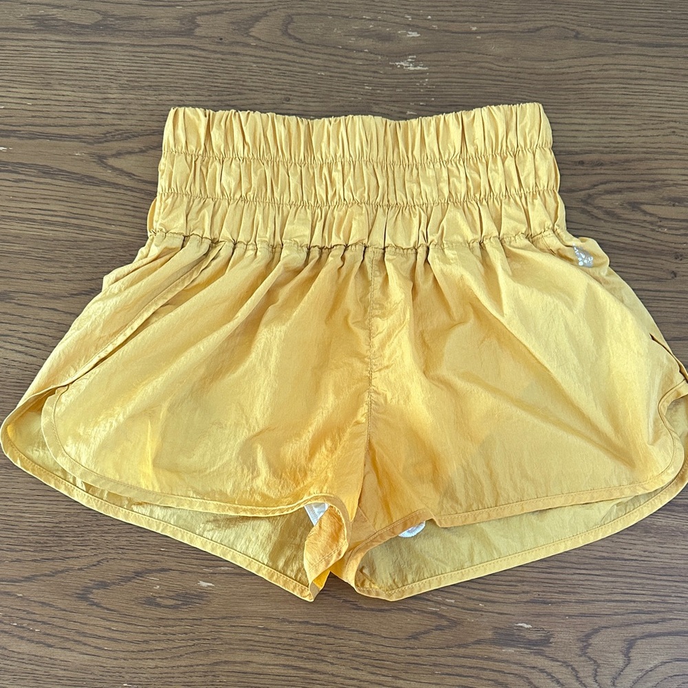 FP Movement by Free People Yellow Athletic Shorts